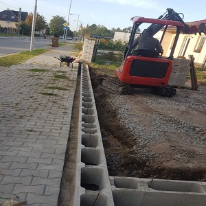 Zděný plot